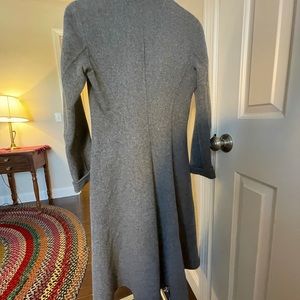 Theory Maxi Wool Coat Grey